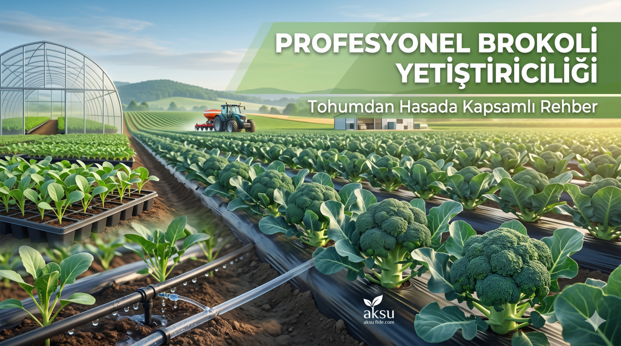 Profesyonel Brokoli Yetiştiriciliği: Tohumdan Hasada Kapsamlı Rehber